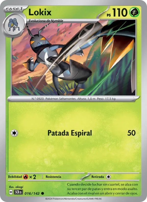 Carta Lokix de la expansión Corona Astral, número 016/142