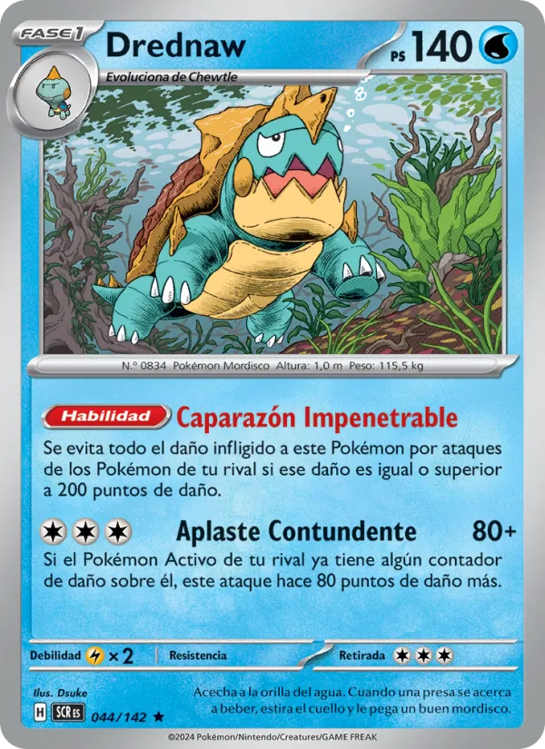 Carta Drednaw de la expansión Corona Astral, número 044/142