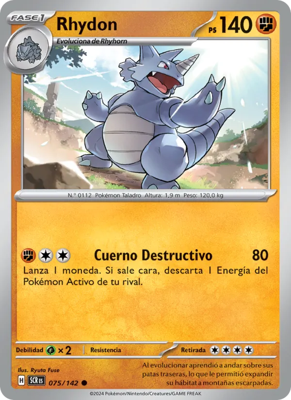 Carta Rhydon de la expansión Corona Astral, número 075/142