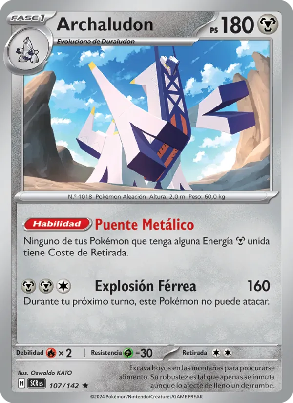 Carta Archaludon de la expansión Corona Astral, número 107/142