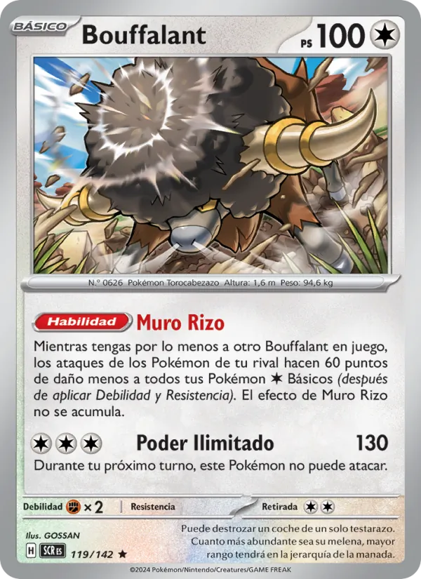 Carta Bouffalant de la expansión Corona Astral, número 119/142