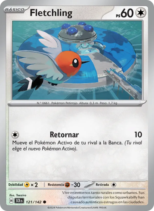 Carta Fletchling de la expansión Corona Astral, número 121/142