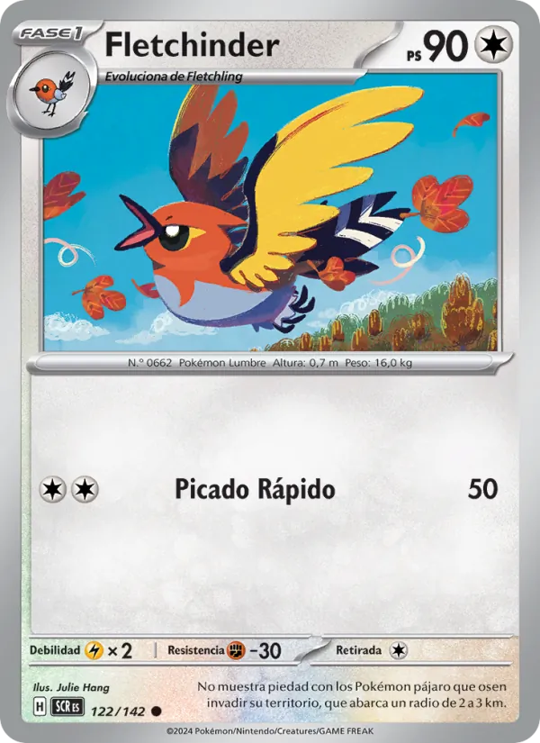 Carta Fletchinder de la expansión Corona Astral, número 122/142