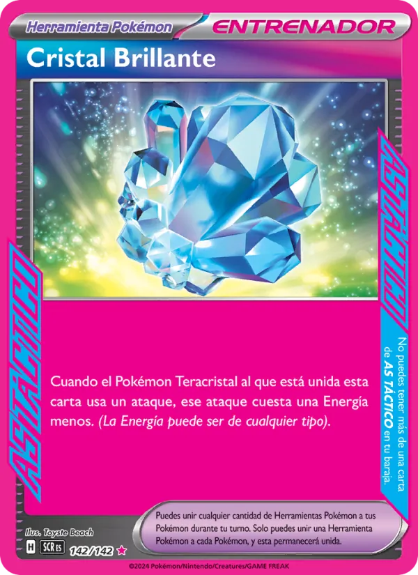 Carta Cristal Brillante de la expansión Corona Astral, número 142/142