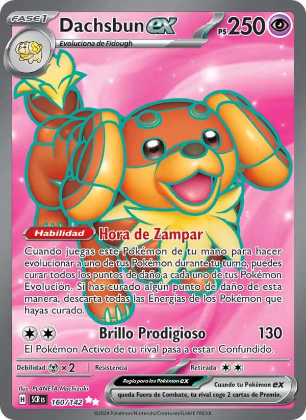 Carta Dachsbun ex de la expansión Corona Astral, número 160/142