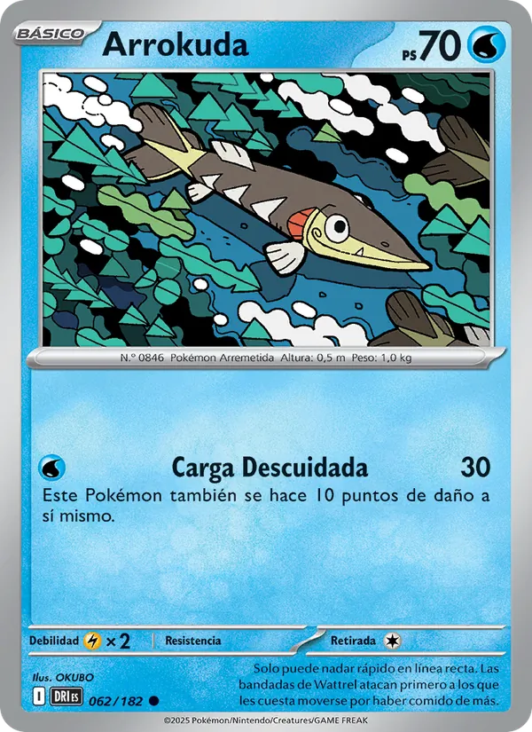 Carta Arrokuda de la expansión Rivales Predestinados, número 062/182