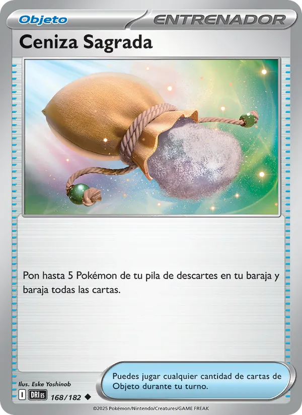 Carta Ceniza Sagrada de la expansión Rivales Predestinados, número 168/182