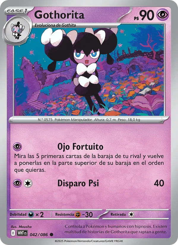 Carta Gothorita de la expansión Llama Blanca, número 042/86