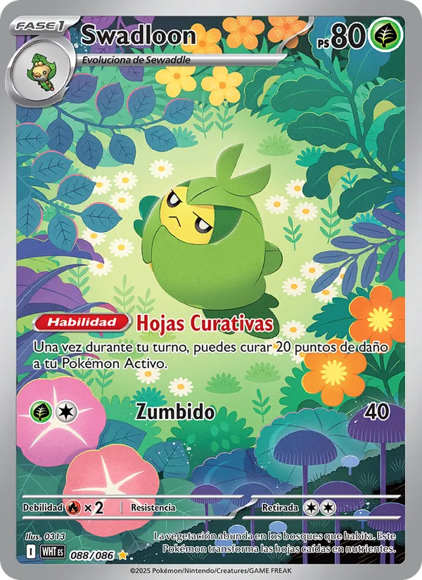 Carta Swadloon de la expansión Llama Blanca, número 088/86