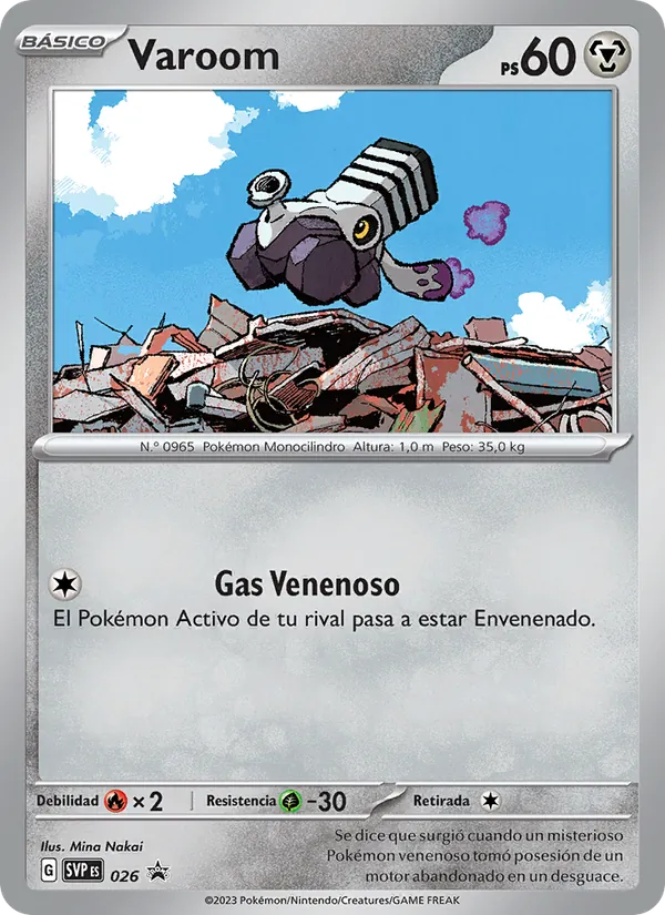 Carta Varoom de la expansión SVP Black Star Promos, número 026/225