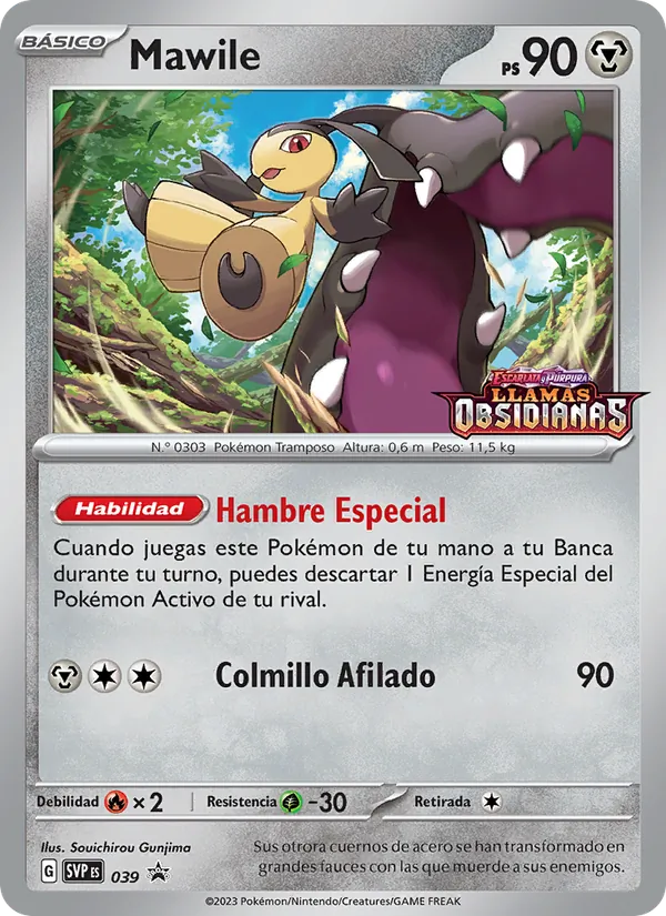 Carta Mawile de la expansión SVP Black Star Promos, número 039/225