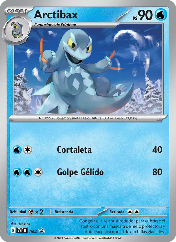 Carta Arctibax de la expansión SVP Black Star Promos, número 064/225