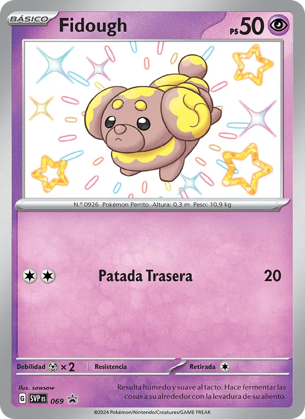 Carta Fidough de la expansión SVP Black Star Promos, número 069/225