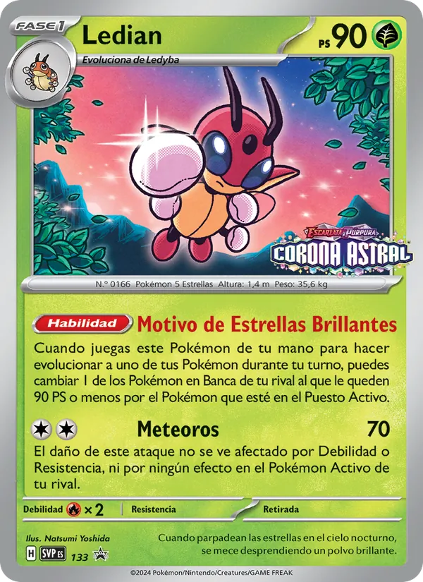 Carta Ledian de la expansión SVP Black Star Promos, número 133/225