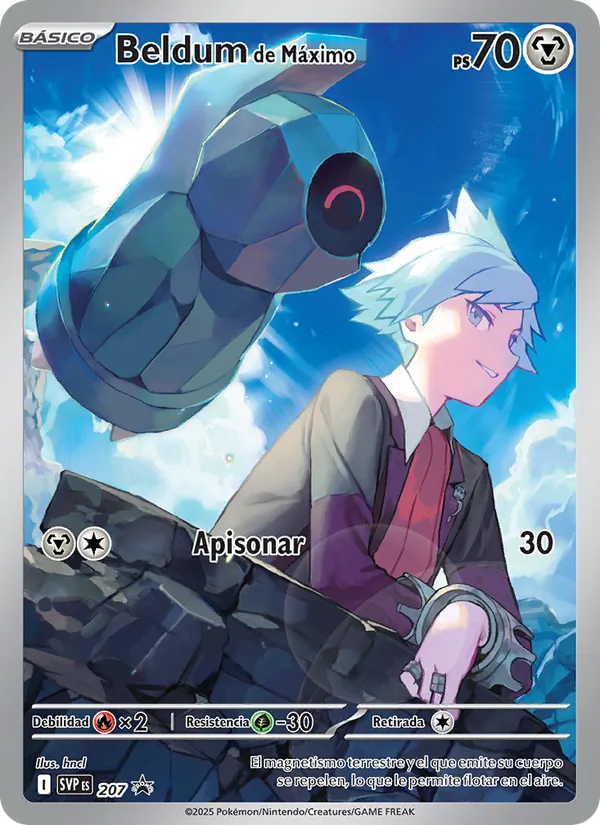 Carta Beldum de Máximo de la expansión SVP Black Star Promos, número 207/225