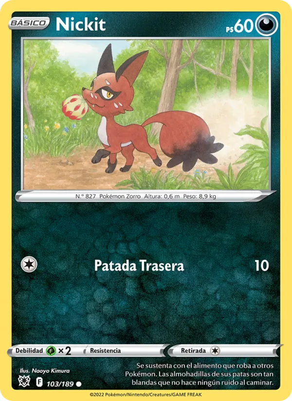 Carta Nickit de la expansión Resplandor Astral, número 103/189