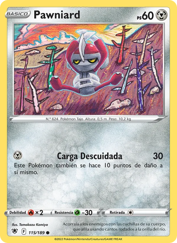 Carta Pawniard de la expansión Resplandor Astral, número 115/189