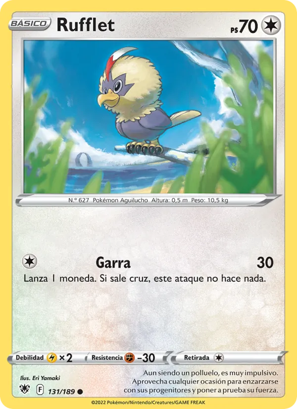Carta Rufflet de la expansión Resplandor Astral, número 131/189