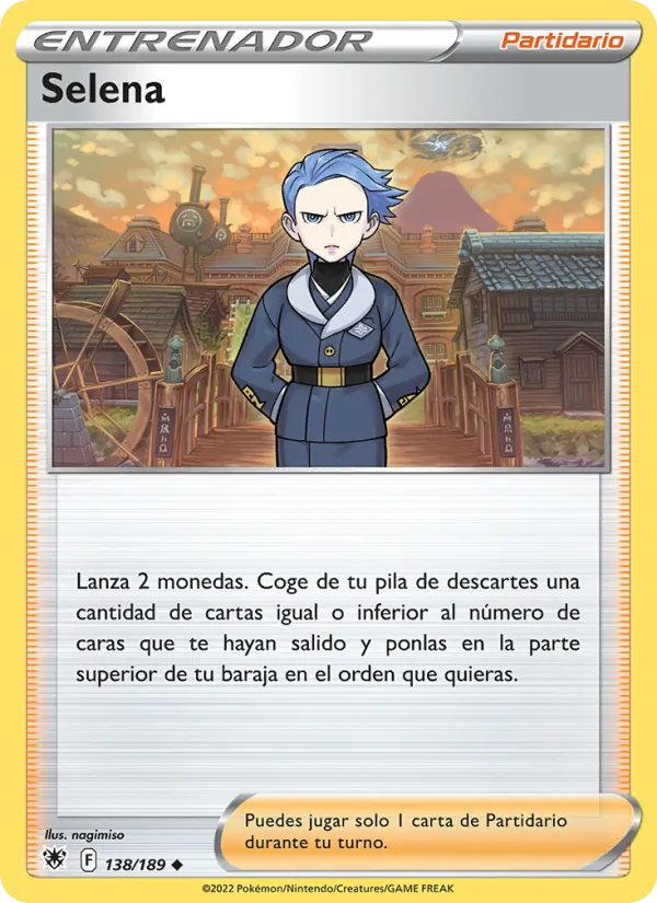 Carta Selena de la expansión Resplandor Astral, número 138/189