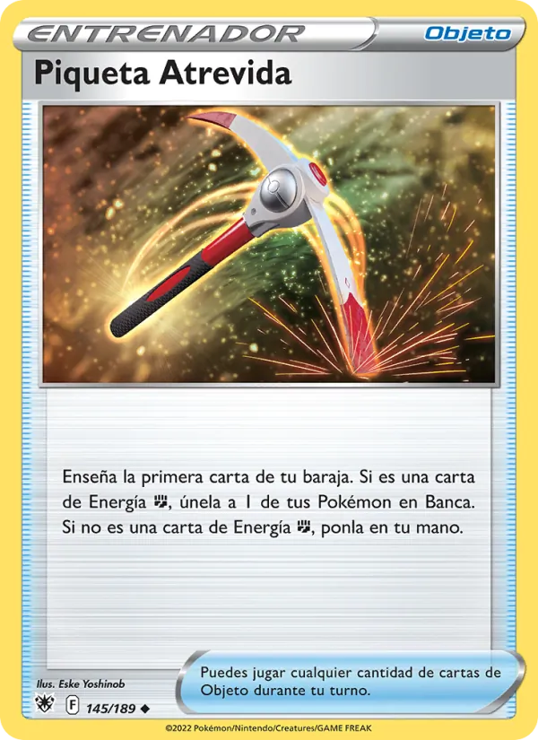 Carta Piqueta Atrevida de la expansión Resplandor Astral, número 145/189