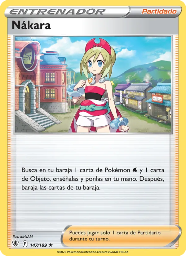 Carta Nákara de la expansión Resplandor Astral, número 147/189