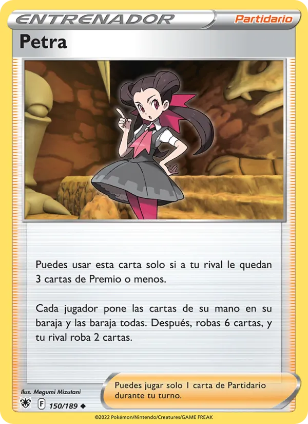 Carta Petra de la expansión Resplandor Astral, número 150/189