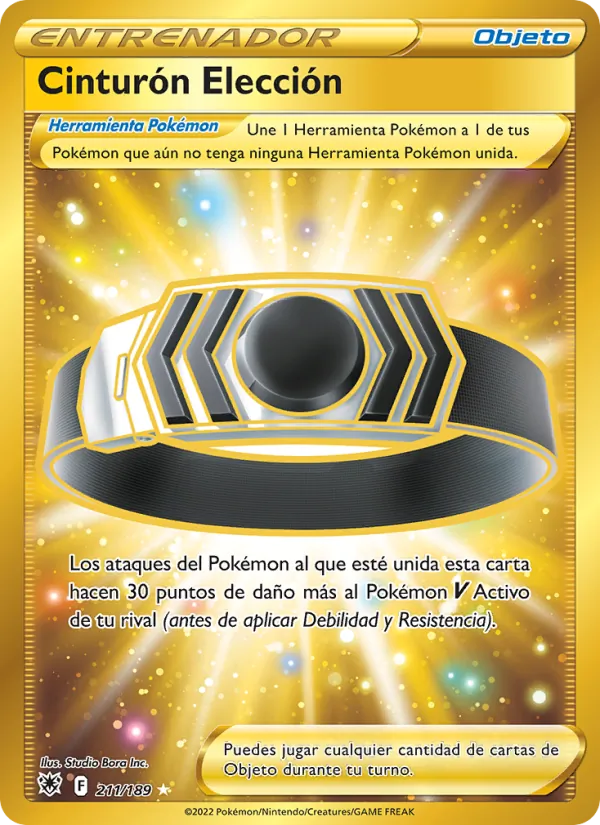 Carta Cinturón Elección de la expansión Resplandor Astral, número 211/189