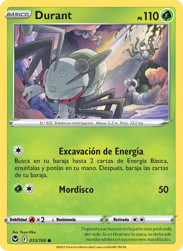 Carta Durant de la expansión Tempestad Plateada, número 013/195