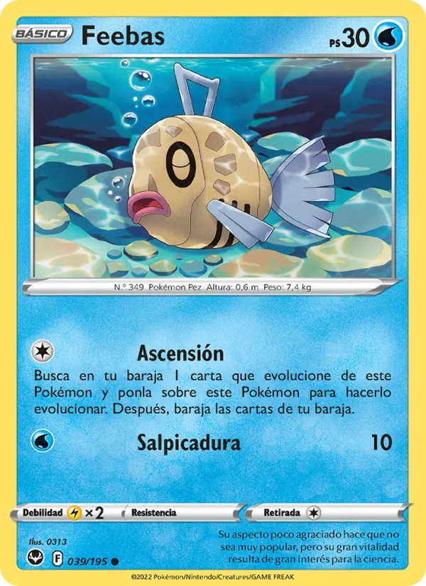 Carta Feebas de la expansión Tempestad Plateada, número 039/195
