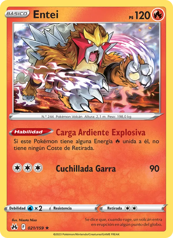 Carta Entei de la expansión Cenit Supremo, número 021/159