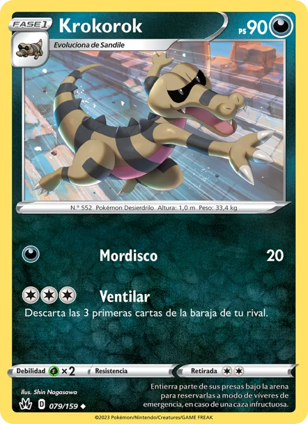 Carta Krokorok de la expansión Cenit Supremo, número 079/159