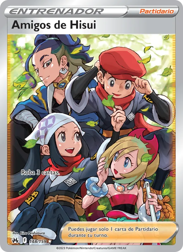 Carta Amigos de Hisui de la expansión Cenit Supremo, número 148/159
