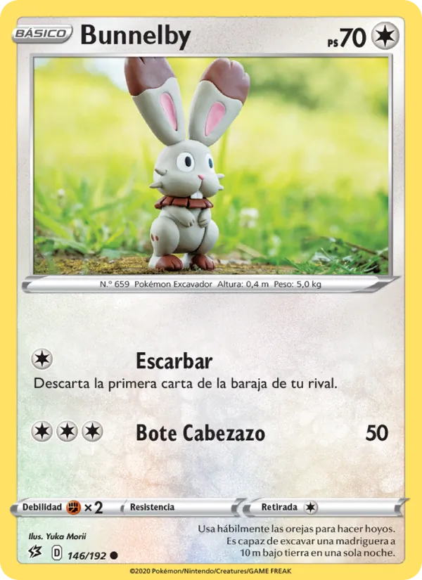 Carta Bunnelby de la expansión Choque Rebelde, número 146/192