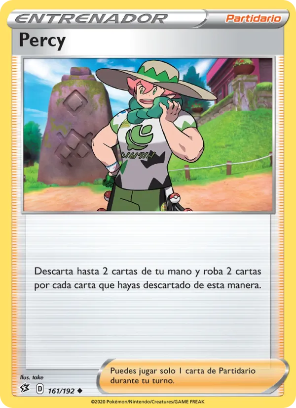 Carta Percy de la expansión Choque Rebelde, número 161/192