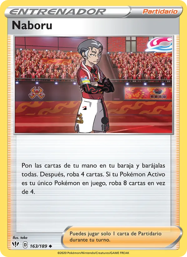 Carta Naboru de la expansión Oscuridad Incandescente, número 163/189