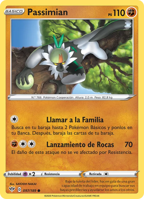 Carta Passimian de la expansión Oscuridad Incandescente, número 97/189