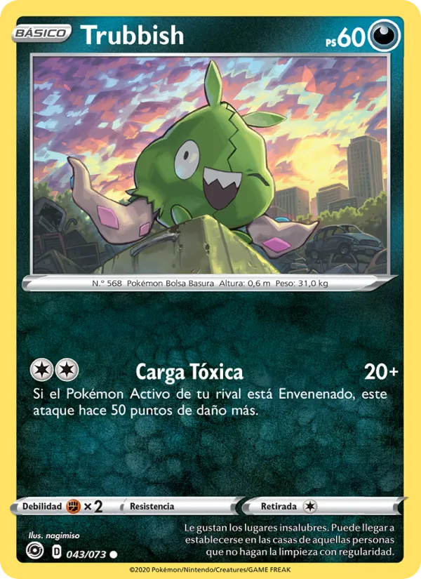 Carta Trubbish de la expansión Camino de Campeones, número 43/73