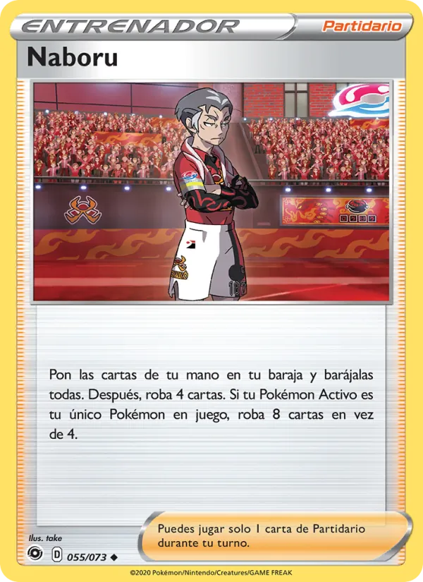 Carta Naboru de la expansión Camino de Campeones, número 55/73