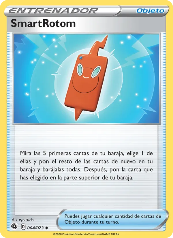 Carta SmartRotom de la expansión Camino de Campeones, número 64/73