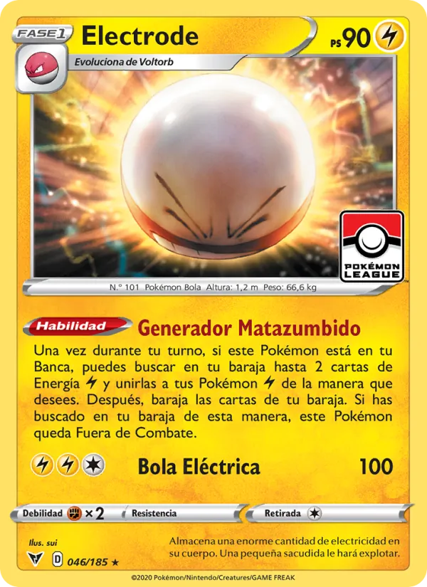 Carta Electrode de la expansión Voltaje Vívido, número 46/185