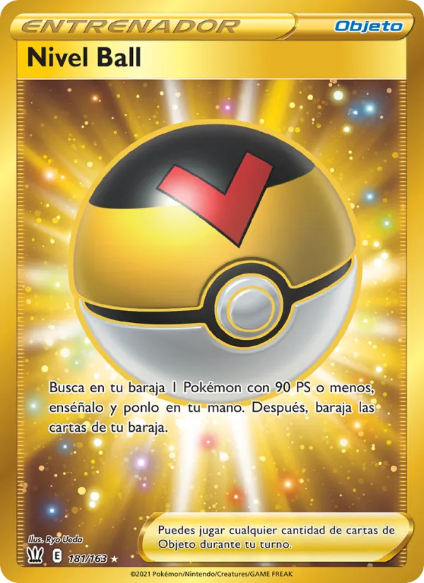 Carta Nivel Ball de la expansión Estilos de Combate, número 181/163