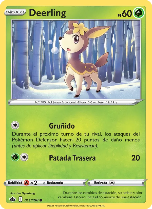 Carta Deerling de la expansión Reinado Escalofriante, número 11/198