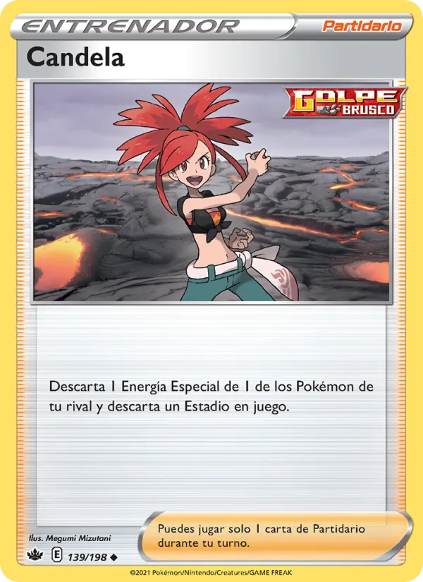 Carta Candela de la expansión Reinado Escalofriante, número 139/198