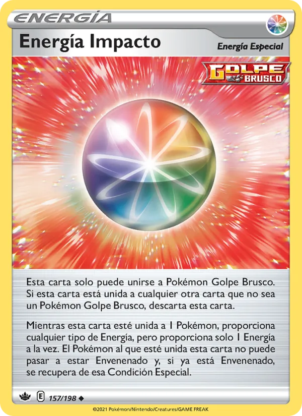 Carta Energía Impacto de la expansión Reinado Escalofriante, número 157/198