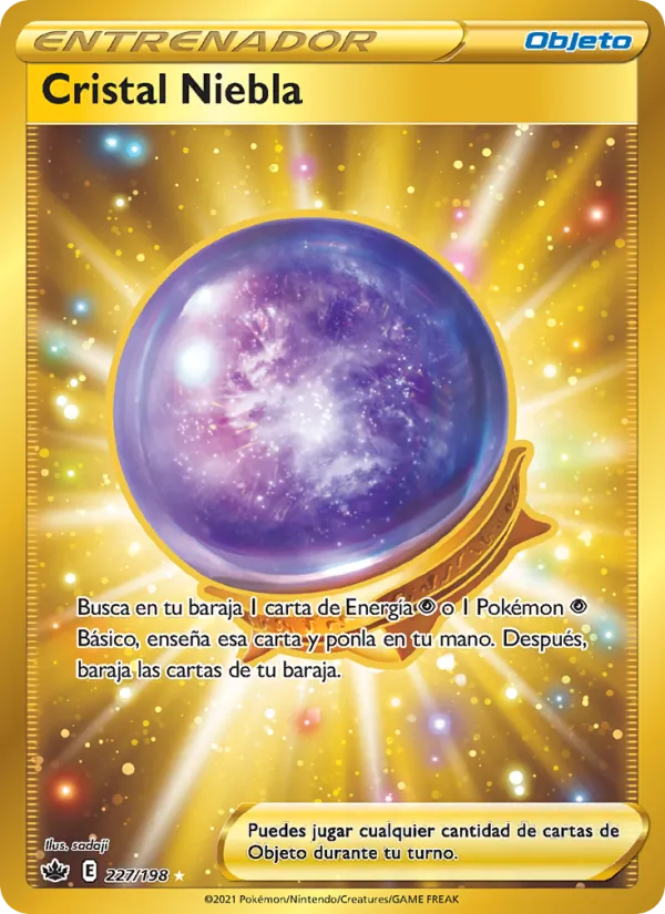Carta Cristal Niebla de la expansión Reinado Escalofriante, número 227/198