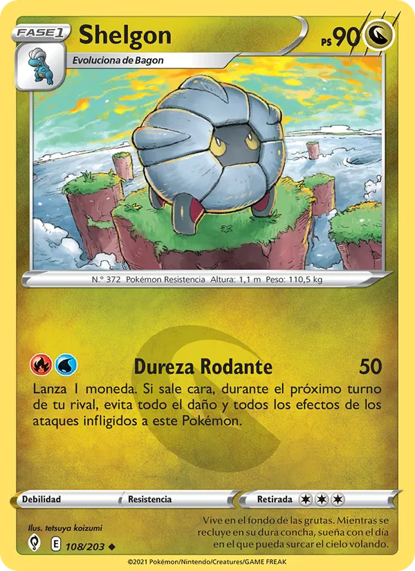 Carta Shelgon de la expansión Cielos Evolutivos, número 108/203