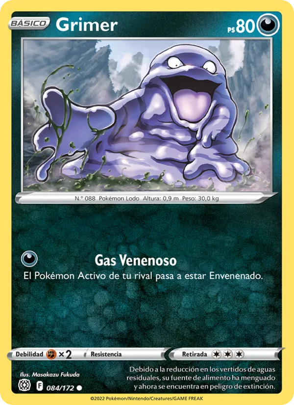 Carta Grimer de la expansión Astros Brillantes, número 084/172