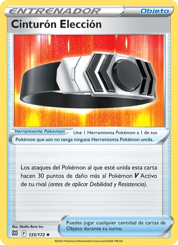 Carta Cinturón Elección de la expansión Astros Brillantes, número 135/172