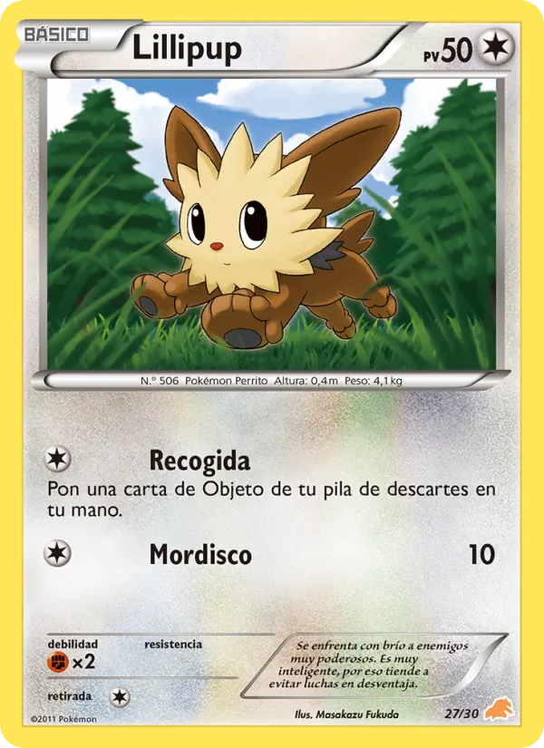 Kartu Lillipup dari BW trainer Kit (Excadrill), nomor 27/30