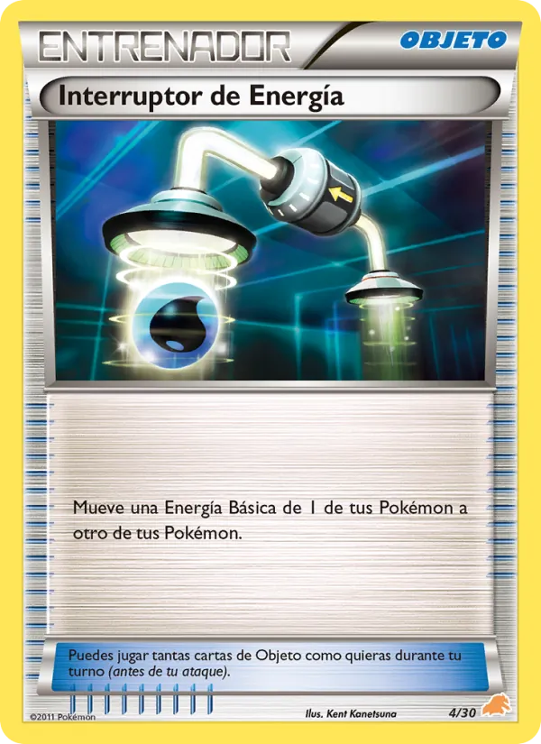 Kaart Energy Switch uit BW trainer Kit (Excadrill), nummer 4/30